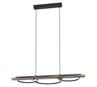 Eglo Leuchten EGLO Boyal - Negro - Marrón - Blanco - Negro - Marrón - Blanco - Acero - Madera - Cerámica - Negro - Para interiores