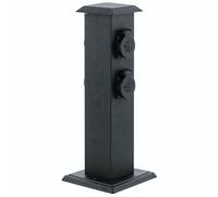 Eglo Leuchten EGLO PARK 4 - Negro - Plástico - Acero - IP44 - Corriente alterna - 220 - 240 V - 50 - 60 Hz