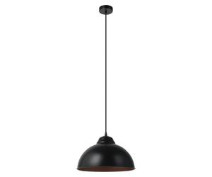 Eglo Leuchten EGLO Truro 2: Soporte flexible, color negro, detalles en cobre, material: acero, forma redonda, grado de protección IP20