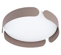 Eglo Leuchten EGLO Valcasotto: Lámpara LED, 3000 K, 2050 lúmenes, IP20, color marrón (moka)