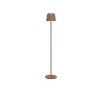 Eglo Mannera-L, lámpara de pie inalámbrica, regulable al tacto, lámpara de pie de metal en marrón rojizo, para exterior e interior, IP54