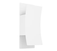 EGLO Aplique LED para exterior Verdolino, blanco, altura 28 cm, metal