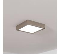 EGLO Panel LED de superficie Fueva 5 IP20 830 níquel 16x16cm