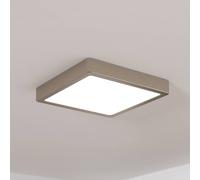 EGLO Panel LED de superficie Fueva 5 IP20 830 níquel 21x21cm