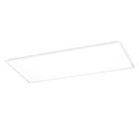 EGLO Panel LED Moradillo, lámpara de techo plana, panel de techo de metal y plástico blanco, lámpara de techo con luz blanca cálida, blanca tra y blanca fría, 60 x 120 cm