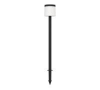 Estaca solar Pantete (L x An x Al: 17,5 x 17,5 x 115 cm, Negro, 840 lm)