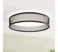 EGLO Plafón LED Luppineria malla acero negro