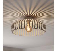 EGLO Plafón Mogano 3, beige, Ø 43 cm, metal, E27