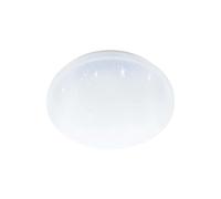 Eglo Pogliolas Plafón LED redondo efecto cristal Ø26 cm Luz Blanca Neutra 4000K 1300LM IP20 12W