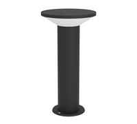 EGLO Lámpara sobremuro LED Rigosa, negra, altura 35 cm, metal