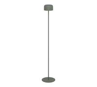 Eglo Roccanova Lámpara solar de pie, con batería, para interior y exterior, lámpara de salón, regulable en 3 niveles, de acero verde, blanco cálido, IP44