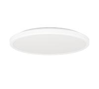 Eglo Rovito Lámpara de techo LED redonda para baño, de plástico, en blanco