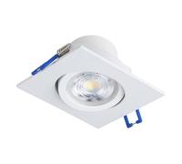 Eglo set de 3 focos empotrables Saliceto, spots de techo regulables