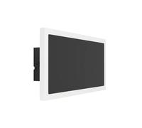 Eglo Talamello 1 Lámpara de pared LED para interior, rectangular, para dormitorio y pasillo, metal negro y plástico blanco, color de luz blanco cálido, 12 x 23 cm