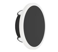 Eglo Talamello 1 Lámpara de pared LED para interior, redonda, para dormitorio y pasillo, metal negro y plástico blanco, color de luz blanco cálido, diámetro de 17 cm