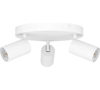 Eglo connect.z Smart Home LED lámpara de techo Telimbela Z, foco con 3 spots, ZigBee, app y control de voz Alexa, blanco cálido blanco frío, RGB, regulable, luz blanca