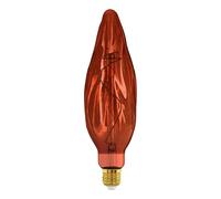 Eglo XXL Bombilla LED E27 regulable, diseño en espiral, retro | tamaño grande, color cobre, 4 W, 20 lúmenes, blanco cálido, 2000 K, 25,5 cm de largo