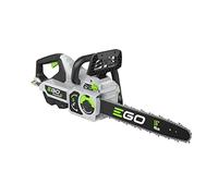 EGO Power Motosierra CS1614E de 40 cm de longitud de espada, 20,0 m/s, 90PX - 3/8" x 1,1 mm cadena, batería BA2800T 5,0 Ah, cargador rápido CH5500E