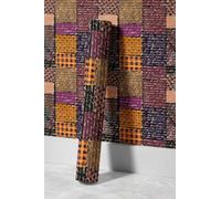EHOMERY Kit Papel Pintado Pared Autoadhesivo Fibras Naturales Retro Art Arte Retro Juvenil Impermeable Para Muebles 45x300cm