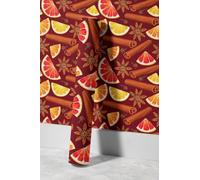 EHOMERY Papel Autoadhesivo Cocina de Pared Vinílico Lavable Para Placas Christmas Navidad Paredes Decorativo Laminas Pvc Revestimiento Interior 45x200cm
