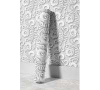 EHOMERY Papel Autoadhesivo Mural Kit de Herramientas Para Pintado Noble Art Patrón Retro 3D Arte Noble Zen Impermeable Liso 45x200cm