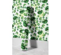 EHOMERY Papel Pintado Liquido de Pared Habitacion Niña Nature Brócoli Naturaleza Wallcover Kit Herramientas Para 45x300cm