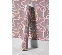 EHOMERY Papel Pintado Selva Tropical de Pared Autoadhesivo Para Salon Cartoon Nature Serpiente Naturaleza Dibujos Animados Kit Revestimiento Techo Pvc Exterior 45x500cm