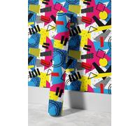 EHOMERY Papel Pintado Textil Pared de Para Un Despacho Grace Arte Del Graffiti Gracia Niño Kit Autoadhesivo 45x300cm