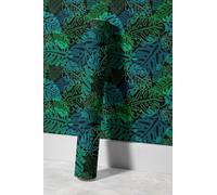 EHOMERY Papel Pintado Wallcover Autoadhesivo Para Puertas Nature Hojas Tropicales Naturaleza Flores Grueso 45x200cm