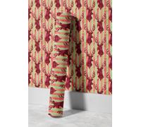 EHOMERY Papel Pintado Wallcover Pvc Pared Revestimiento Impermeable Christmas Alce Navidad Cocina Placa Encimera 45x500cm