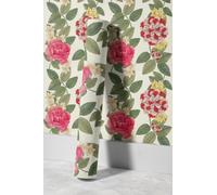 EHOMERY Papel Pvc Autoadhesivo Baño Pintado Impermeable Liso Natural Retro Flor Natural de Pared Mural Dormitorio Lavable 45x500cm