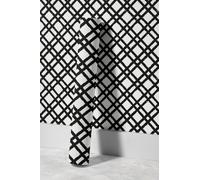 EHOMERY Utensilios Papel Pintado Antimoho Y Lavable Modern Minimalist Arte Geométrico Minimalista Moderno Pared Textil Revestimiento Paredes Pvc Baño 45x200cm