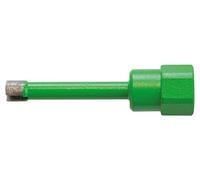 Broca de diamante para perforación húmeda, tipo corona, rosca M 12, diámetro de 6 mm x 60 mm, referencia 36110600