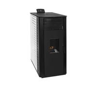 EIDER BIOMASA Estufa Pellets Canalizada GYDA - 14,95 kW - La Mayor Potencia - Hasta 340 m³ - Multiestancia - Tolva 15 kg - Programable - Clase