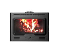 EIDER BIOMASA Insertable de Leña Insert TRACIA Iron 70 VENTILADA - 9,3 kW (máx. 11,92 kW) - Hierro Fundido - Rendimiento 78% - hasta 230 m³ - Doble Combustión - Certificada CE