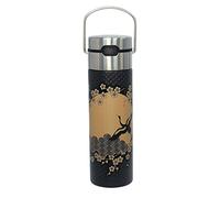 Eigenart LEEZA Komorebi 11019 - Botella térmica de doble pared de acero inoxidable con cierre deportivo y colador, sin BPA, 500 ml