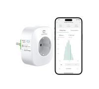 EIGHTREE Enchufe Inteligente 2,4 GHz para Mini PV con Monitoreo Energético | Mide Consumo y Generación de Energía, Monitoreo para Mini PV, Compatible con Alexa, SmartThings y Google Home, 16A 3680W