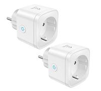 EIGHTREE Enchufe Inteligente Compatible con Alexa y Google Home,16A, 2-Pack | Enchufe WiFi con Medidor de Energía, Tomada Inteligente Programable con Temporizador, Control por Voz y APP, No necesita Hub