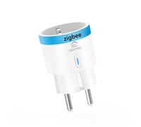 EIGHTREE Zigbee - Enchufe inteligente con medición de consumo de energía | 16 A, repetidor Zigbee, requiere hub, compatible con Home Assistant, SmartThings, Alexa, programación y temporizador