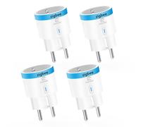 EIGHTREE Zigbee - Enchufe inteligente con medición de consumo de energía | 16 A, repetidor Zigbee, requiere hub, compatible con Home Assistant, SmartThings, Alexa, programación y temporizador