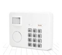 EIMSOAH Alarma de Sensor de Movimiento, Teclado de Seguridad PIR Inalámbrico, Sirena de Emergencia, Teclado de Seguridad para el Hogar con Contraseña, Detectores Infrarrojos Remotos,