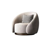 EINES Sofá Nórdico Simple De Terciopelo For El Hogar, Sillón Alto Giratorio For Apartamentos Pequeños