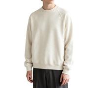 Einfarbig - Sudadera para hombre con manga raglán lisa | Einfarbig - Sudadera minimalista de manga larga para hombre