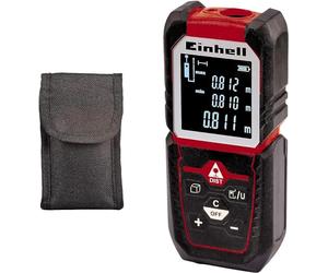 Einhell 2270080 Medidor Laser TC-LD 50 Rango de Trabajo: 0.05 m-50 m, 1.5 V, Rojo