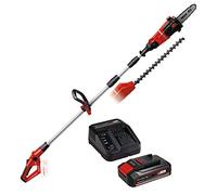 Einhell 3410800 GE-HC 18 Li T Herramienta Multifunción Jardín, Motosierra y Cortasetos, Mango Telescópico Bloqueable, 18 V + Kit para principiantes con Batería 2,5 Ah + Cargador Power X-Change