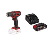 Einhell 4513927 Taladro TC-CD 18/35 li-Solo + Kit para principiantes que incluye Batería 2,5 Ah y Cargador Power X-Change