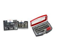 Einhell 49423090 Set DE Brocas Y Tacos 300-Pcs, KX & KWB 118490 bit-Box con Puntas de 32 Piezas, Acero al Cromo-vanadio