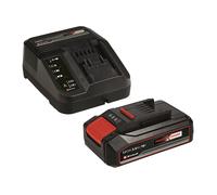 Einhell PXC-Kit Inicio PXC 18V 2,5 Ah (batería y Cargador, para Todos los Dispositivos Power X-Change, Sistema de gestión de batería ABS controlado por el Proceso, Pantalla LED de 3 Niveles)