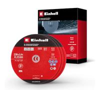 Einhell Accessory Juego de 3 discos de corte inox 230 x 2 mm | Cortes bajos en rebabas | larga vida útil | certificado MPA | ejecución recta | para amoladora angular