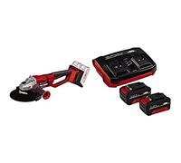 Einhell Amoladora angular con batería AXXIO 36/230 Q Power X-Change (36 V, máx. profundidad de corte 70 mm, 6600 rpm, motor sin escobillas, envío con 2 baterías 4 Ah y cargador sin disco de corte)